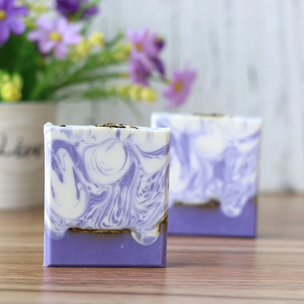 Lavender Handmade Soap Petal Milk Bath Face Soap Skin Moisturizing Deep Cleaning Soap Lavender Handmade Soap Petal Milk Bath Face Soap Skin Moisturizing Deep Cleaning Soap