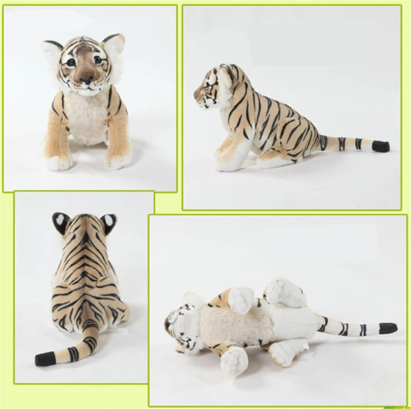 Dorimytrader мягкие животные тигр, плюшевые игрушки подушка Имитация животных ребенок Тигр Леопард кукла игрушки Juguete для детей