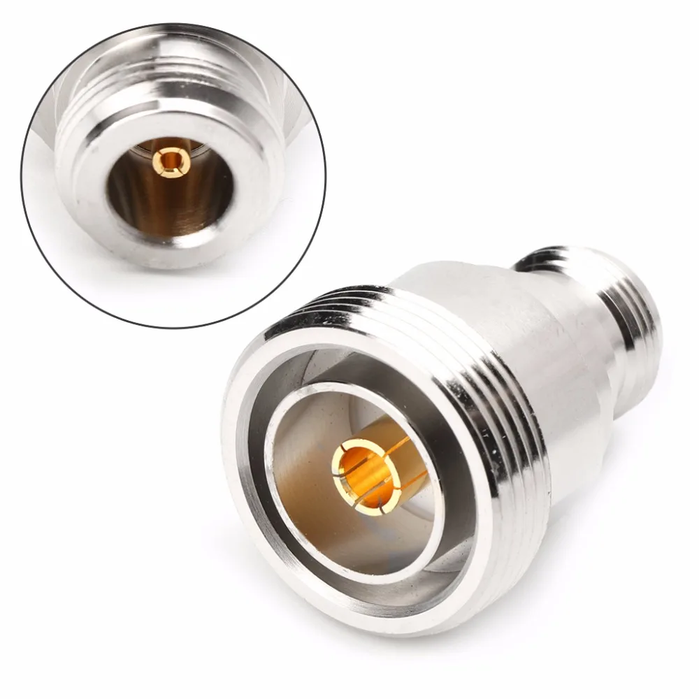 

BGEKTOTH RF microwave Coaxial Adapter L29 7/16 DIN Female to N Female Connector 1AA300367