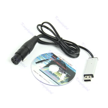 

Good Quality Satge Lighting Controller Dimmer DMX Interface Adapter to DMX512 Computer PC USB