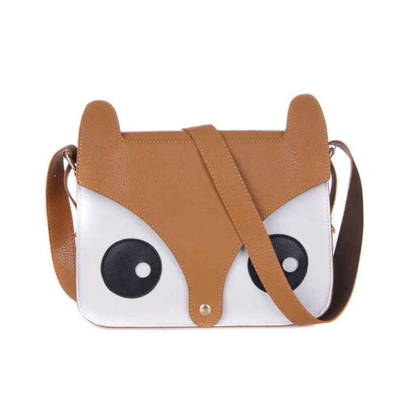 Us 6 72 2017 Fashion Women S Bag Famous Designer Handbags Tote Shoulder Cartoon Fox Leather Female Messenger Bags Bolsos Sac In