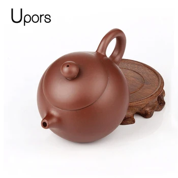 

UPORS Chinese Handmade Zisha Kungfu Tea Pot China Yixing Teapot Purple Clay Kettle for Puer Oolong Green Tea 200ml Clay Teapot
