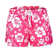 Девушки Yong Женщины Лучшие продажи Новые цветочные печати спортивные шорты для спортзала Фитнес Бег Йога нижняя часть одежды эластичная лента S-2XL