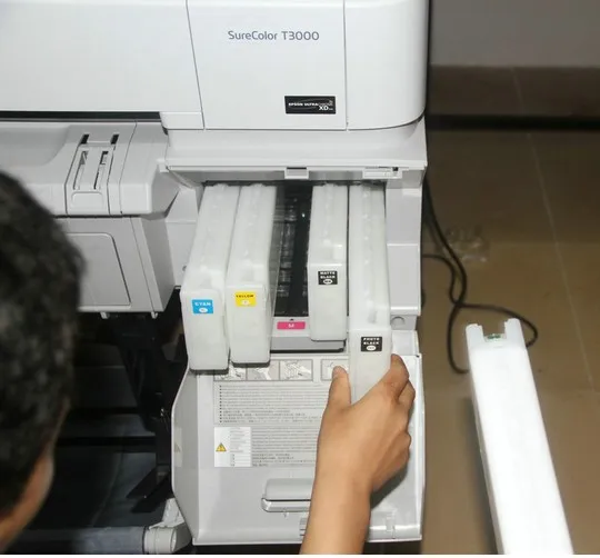 700 мл струйный картридж для принтера Epson T3000 T5000 T7000 RefillableCartridge с дугой T6941 - T6945 |