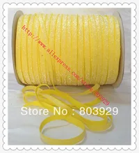 Trecho Metallic Headband Fita Narciso Faísca Fita 3/8 “Narciso Elastic Fosco Glitter Fita De Veludo