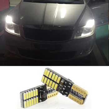 

CANBUS T10 W5W 4014 SMD 24 LED Car Clearance Light Parking Lamp Light Source for Skoda Superb Octavia A7 A5 2 Fabia Rapid Yeti