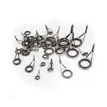 BMDT-35 кольца для рыбалки 0#-6# ремонт Черная Нержавеющая Сталь для Канны