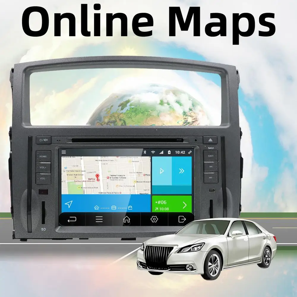 Best Bosion Android 9.0 Car GPS Player for Mitsubishi Pajero 2006-2011 with 8Core 2GB+32G Auto Radio Multimedia car gps navigation 3 Best Bosion Android 9.0 Car GPS Player for Mitsubishi Pajero 2006-2011 with 8Core 2GB+32G Auto Radio Multimedia car gps navigation 3
