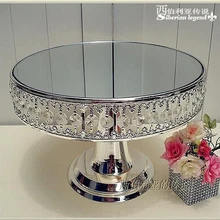Серебряное металлическое зеркало подставка для тортов десертов сковорода для торта поддоны для торта десертная тарелка Инструменты для торта вечерние принадлежности DGP011