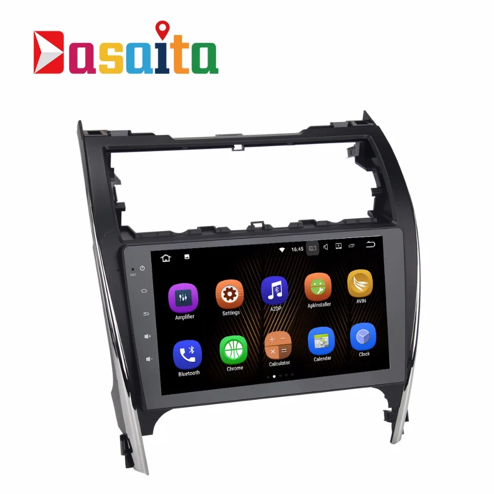 Best 10.2" Android 8.1 Car GPS player for Toyota Camry 2012-14 USA&Mid-East Version auto Car radio head unit  2Gb Ram+16Gb Rom 64bit 1