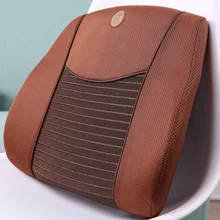 Лето шелк льда талии подушки впитывающие Дышащие снять поясничного межпозвоночного пролапс облегчить усталость автомобиль талии подушка