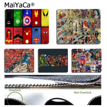 

MaiYaCa New Designs Marvel Comics Superheroes Collage DIY Design image Game mousepad Simple Design Speed Game Mouse Pads