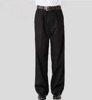 Китайский официант Униформа мужские формальные брюки черные формальные брюки для мужчин формальные брюки дизайн официант длинные брюки
