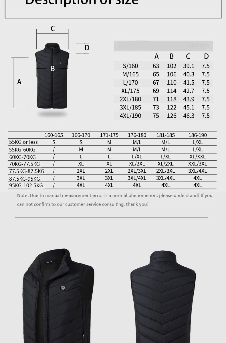 Жилет с электрическим подогревом для мужчин и женщин, теплый жилет с подогревом, теплая одежда с Usb подогревом, уличный жилет, зимняя куртка с подогревом