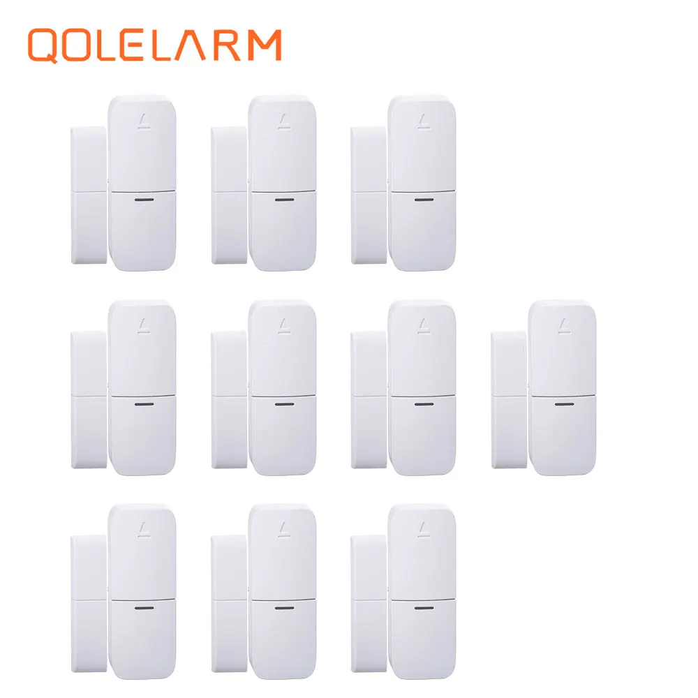 

Wireless Multi-function Door Sensor Magnetic Window Detector For Security Alarm System Automatic Door Sensor 433MHz