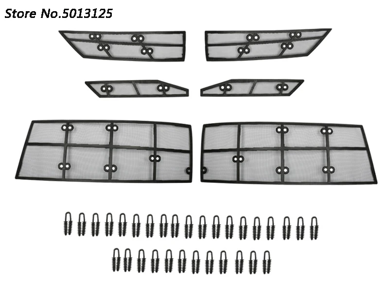 Автомобильная сетка для просеивания насекомых Передняя Решетка Вставка Сетка аксессуары для Toyota Camry 8th автомобильные наклейки