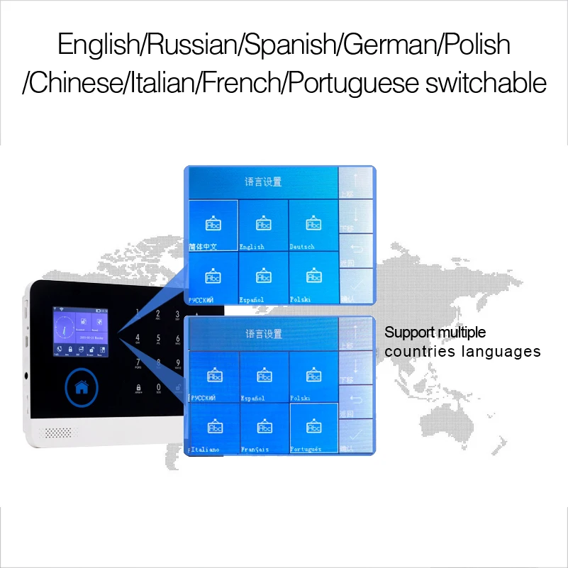 Беспроводная система охранной сигнализации для дома Wi Fi GSM GPRS|Комплекты