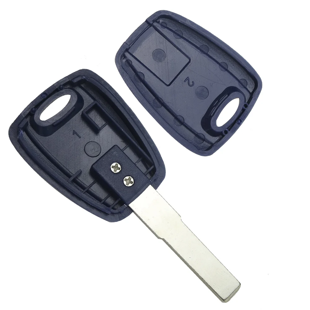 OKEYTECH 10PCS/LOT AUTO CAR KEY SHELL COVER CASE SIP22 BLADE FOR FIAT TPX NO CHIP BLUY COVER FOR FIAT TRANSPOND KEY NEW STYLING