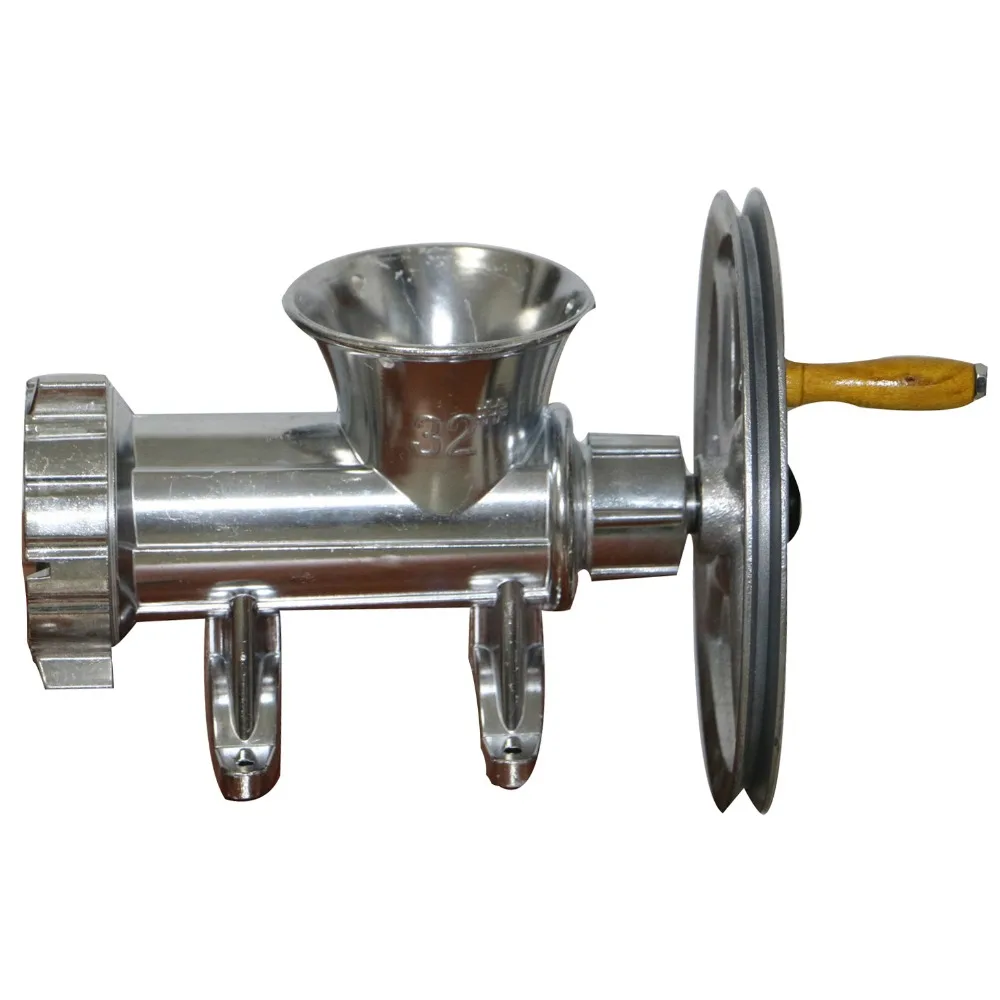 32 Aluminum Alloy Cast Iron Manual Meat Grinder Hand Kitchen 100