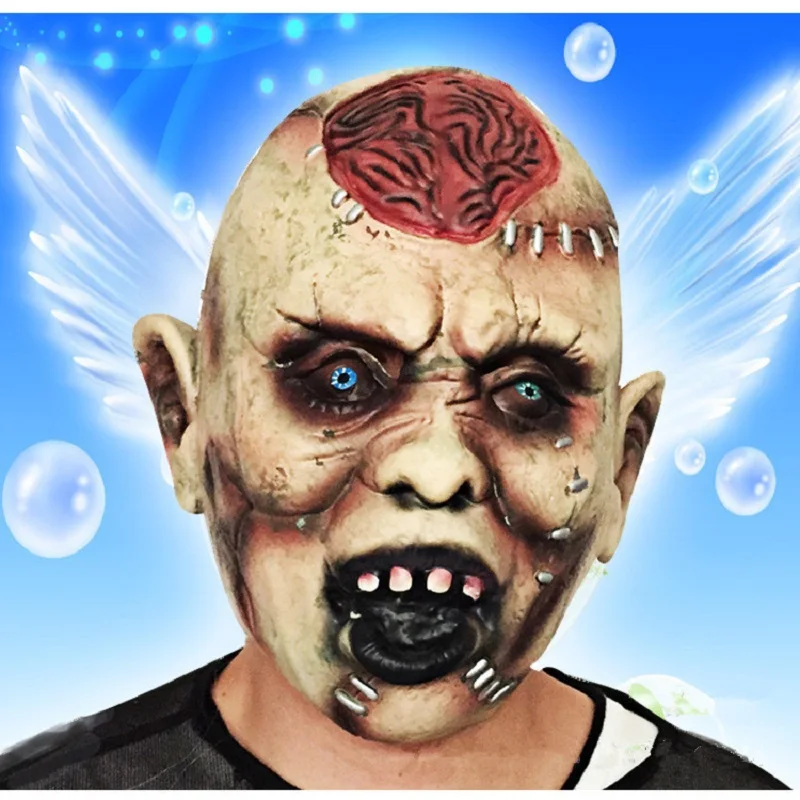 

Terrified Halloween Party Terror Ghost Realistic Silicone Masks Carnival Ghost Face Hallowmas Cosplay Mask