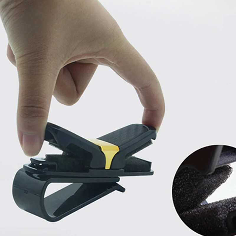 2018-New-Car-Visor-Sunglasses-Holder-Eyeglasses-Clip-Universal-Ticket-Card-Clamp-Fastener-Double-Clip-Car55