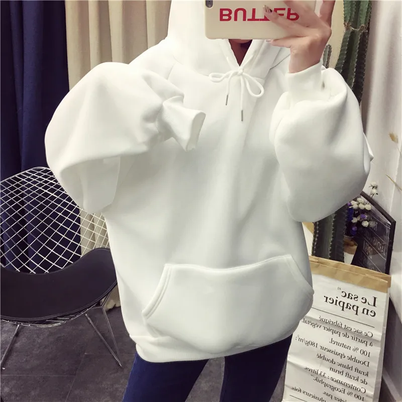 Zuolunouba 2018 winter Casual Fleece women Hoodies Sweatshirts long sleeve yellow girl Pullovers loose Hooded Female thick coat Zuolunouba 2018 winter Casual Fleece women Hoodies Sweatshirts long sleeve yellow girl Pullovers loose Hooded Female thick coat