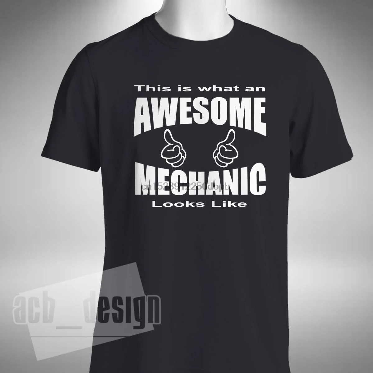 2019 New Fashion Tee Shirt Awesome Mechanic Mens T-Shirt Funny Lorry Car V8 Technician Garage Bikes Summer T-shirt | Мужская одежда