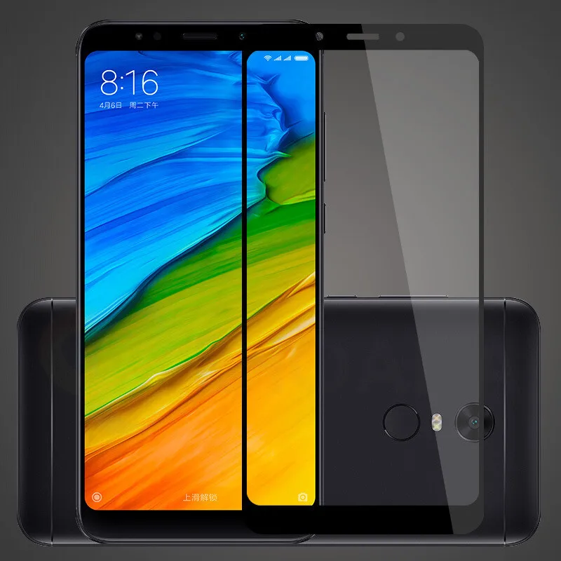 Beira Золотой протектор экрана стекло для Xiao mi Redmi 5 Plus закаленное полное покрытие