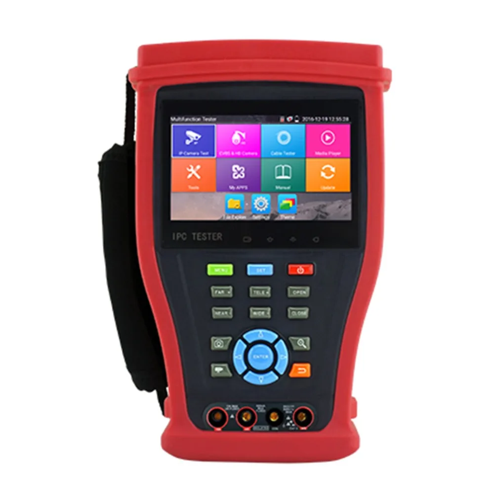 

4.3" IPS touch screen CCTV Tester Monitor Analog IP Camera Tester Support H.265/H.264 4K Security Camera Test SDI/ TVI / CVI/AHD