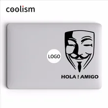 V-Mask виниловая наклейка на ноутбук для Apple MacBook Air 13 наклейка Pro retina 11 12 15 17 дюймов креативный hp Mac Mi Book чехол для кожи наклейки