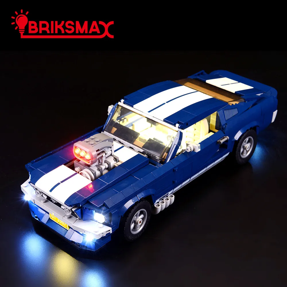 BriksMax Led светильник ing Kit для 10265 Creator серии Ford Mustang светильник(не включает модель