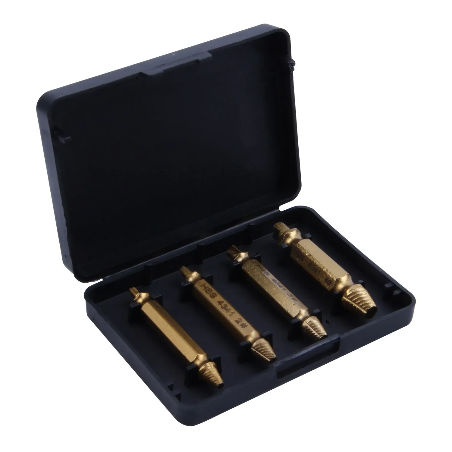 Damaged Screw Remover Extractor Set Easily Remove Stripped Screw. the Hardness Is 62-63hrc of 4 Remov | Инструменты