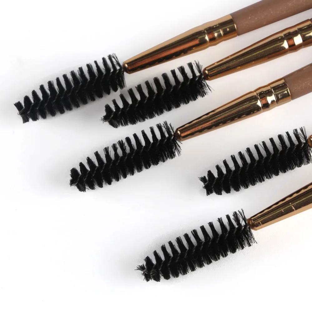 

1Pro Eyebrow Brush Cosmetic Eye Brow Makeup Tool Eye Shadow Eyeliner Brushes Large Synthetic Duo Brow BrushBlending Eyebrow G417