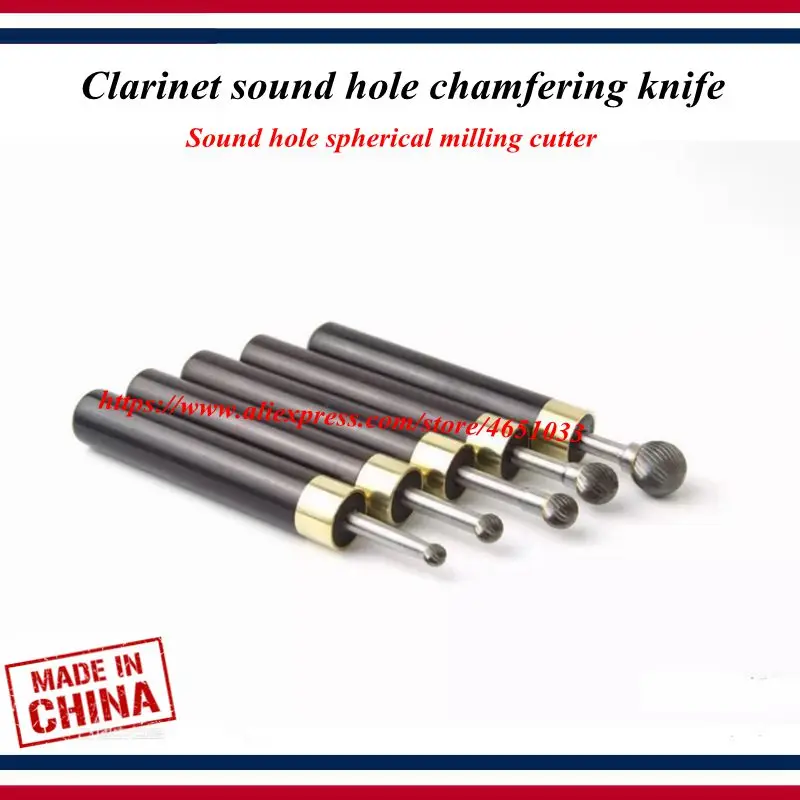 

Clarinet sound hole Deformation chamfering knife repair tool 1 set of 5 Woodwind instrument maintenance tools