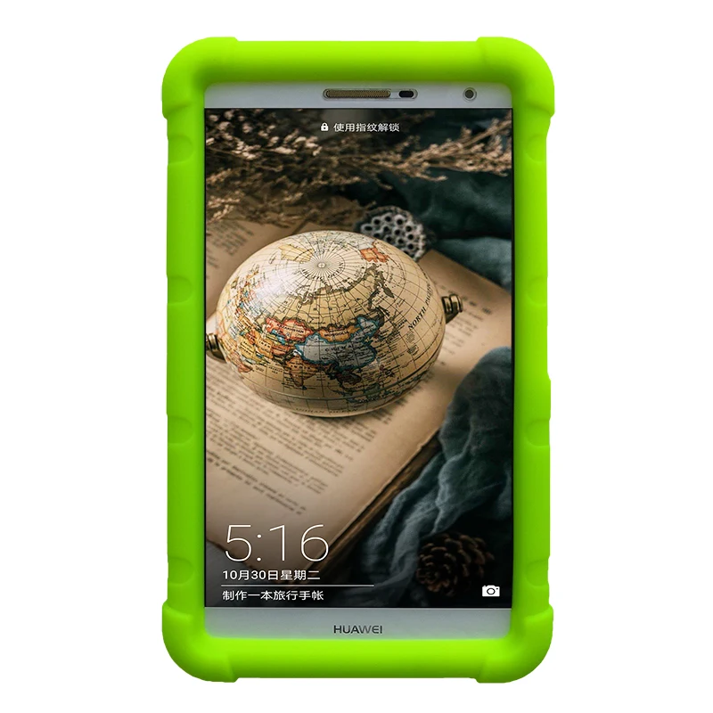 Mingshore Silicone Rugged Case For Huawei Mediapad T2 7 0 Ple 701l 703l With Hand Strap Tablet Bumper Cover Tablets E Books Case Aliexpress