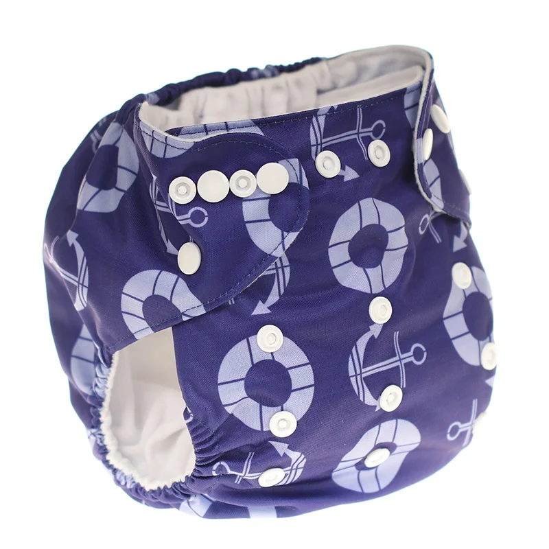 [CHOOEC] один размер детские моющиеся многоразовые тканевые карманные подгузники двубортные цифровые интегрированные брюки с цветочным узором - Цвет: CH-K02-04