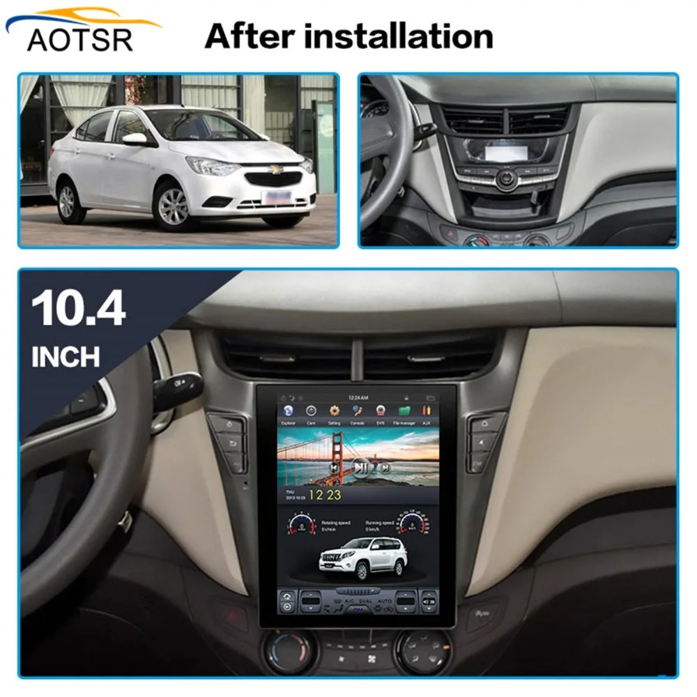 Perfect Big screen Tesla style head unit Android 7.1 car multimedia Player For CHEVROLET Sail 2015+ car gps autoradio  stereo no dvd BT 1
