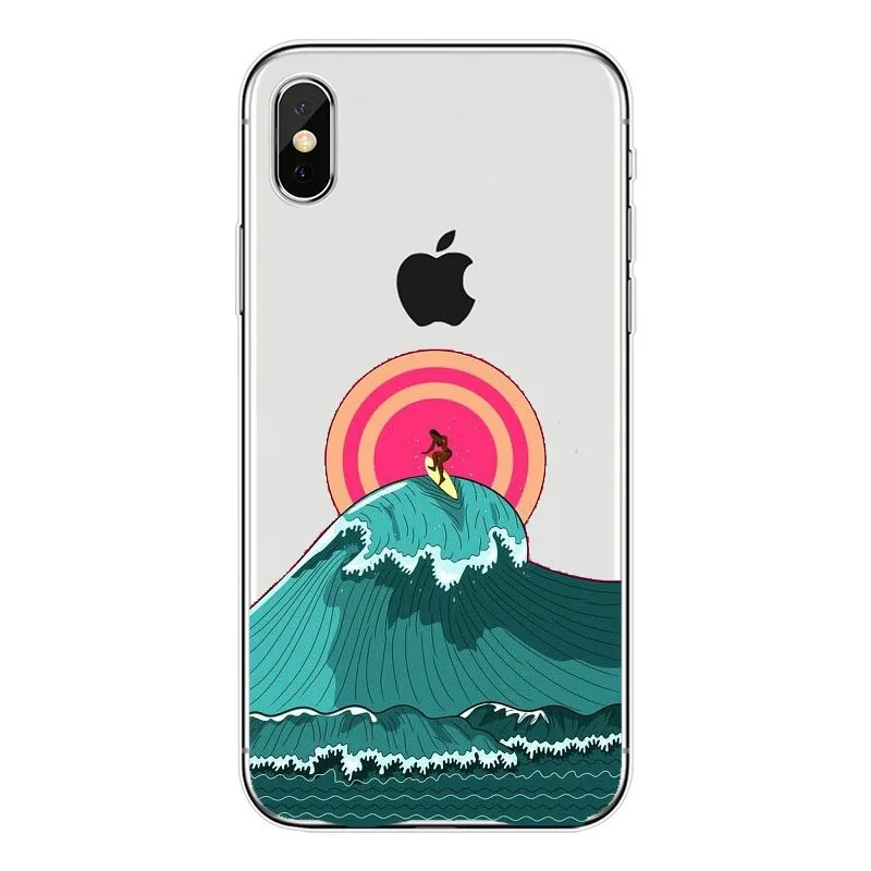 حار البحر موجة تصفح الصيف تصفح المحيط لينة سيليكون TPU الهاتف حقيبة لهاتف أي فون 8 8 زائد 7 7 زائد 6 SPlus XR SE XS ماكس Fundas غطاء حار البحر موجة تصفح الصيف تصفح المحيط لينة سيليكون TPU الهاتف حقيبة لهاتف أي فون 8 8 زائد 7 7 زائد 6 SPlus XR SE XS ماكس Fundas غطاء