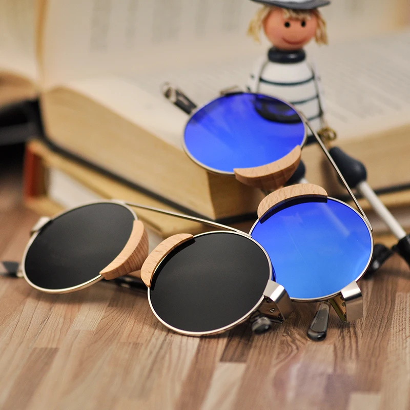 US $25.29 Bobo Bird Wood Sunglasses Women Oculos De Sol Feminino Luxury Brand Sun Glasses Men Lunette De Soleil Femme In Wooden Box