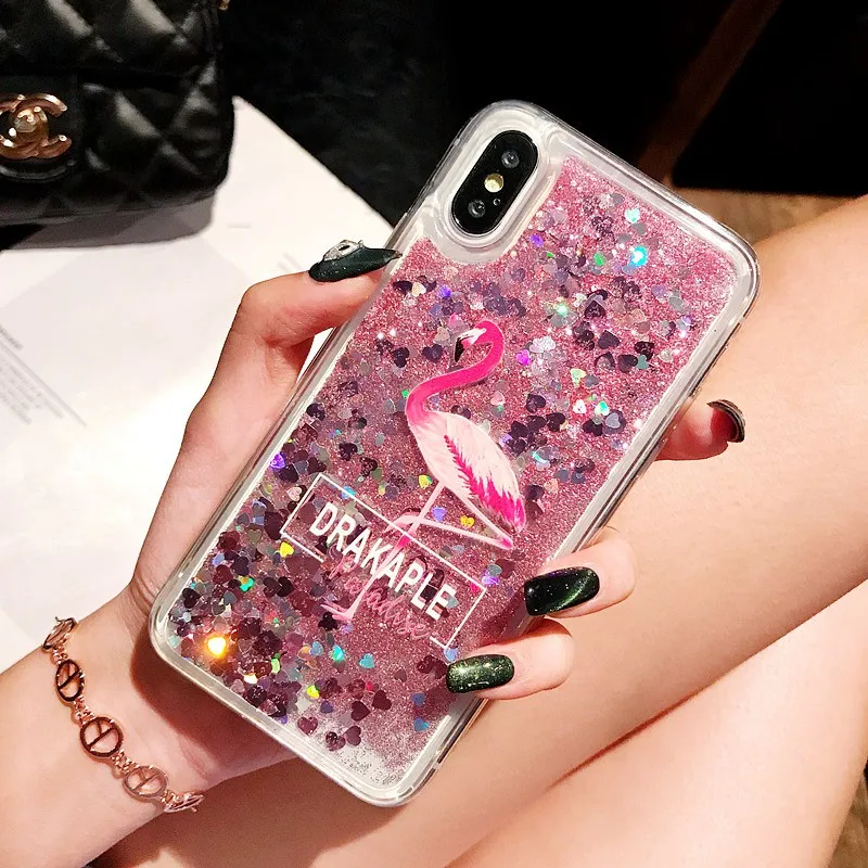 Unicorn Dynamic Quicksand Case For Xiaomi Mi 8 Lite Mi8 SE Mi 5 5S Plus A1 A2 Lite Mi 9T Pro 9 T SE Mi 8 Lite Case Liquid Cover