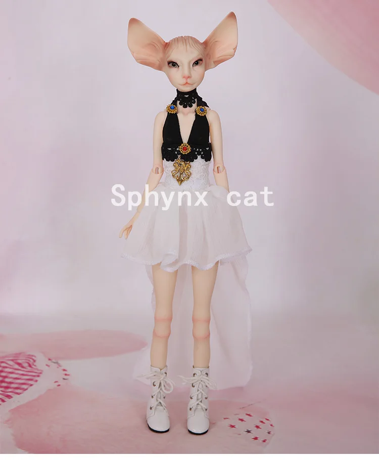 OUENEIFS BJD SD кукла Сфинкс Кот полный набор эльф животное 1/4 модель тела Девочки Мальчики мини игрушки minifee msd бесплатные глаза смола подарок на Рождество