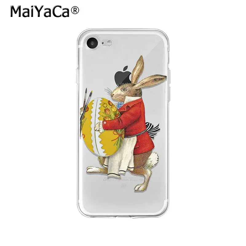 MaiYaCa Peter Rabbit TPU Soft Silicone Phone Case Cover for iPhone X XS MAX 6 6S 7 7plus 8 8Plus 5 5S XR - Цвет: A4