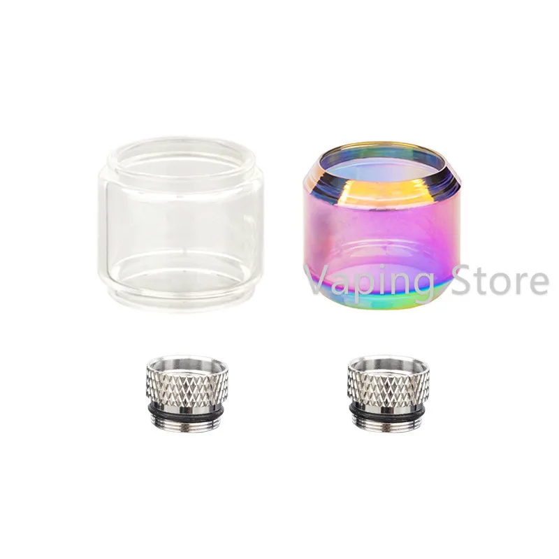 

VooPoo UFORCE T1 T2 Tank 8ml Extension Kit Two Adapter One Clear One Rainbow Bulb Glass