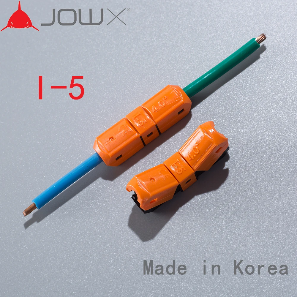 

JOWX I-5 10PCS 12~11AWG 4sqmm Straight Connection In-line Electric Wire Wiring Connectors Terminals Scotch Lock Splice Crimp