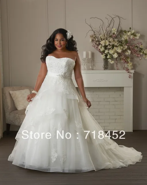 Size 28 Wedding Dress Plus Liques Beading Organza Size 28 Wedding Dress Plus Liques Beading Organza Sweetheart Off The Shoulder Tiered Free Shipping