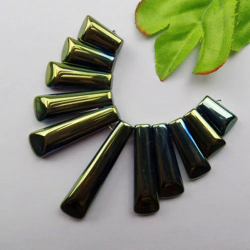 11pcs/set Beautiful Plated Cyan Crystal Pendant Bead set LWJ20 | Украшения и аксессуары