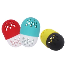 5 цветов милый косметический порошок держатель спонжа красоты яйцо дисплей полка губка дисплей стойки косметический спонж держатель Хранение Косметики коробка