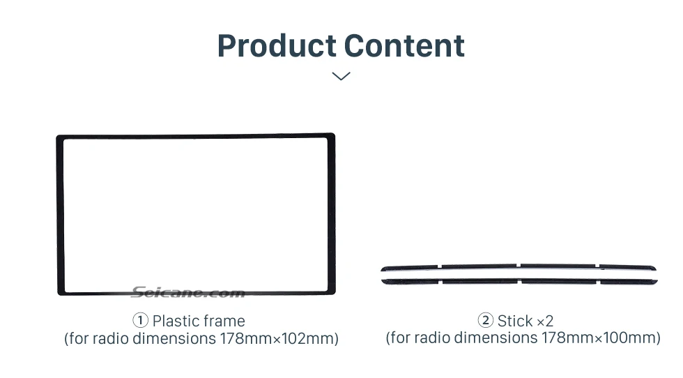Seicane 2Din 178*102 мм Универсальная автомобильная радиосвязь для 1990-2002 HONDA FIT Jazz Автомобильная CD обшивка Радио Рамка переоборудование автомобильные комплекты