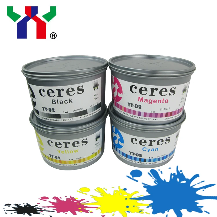 

YT-02 ECO-Friendly High Gloss Sheet Fed Offset Printing Ink CMYK
