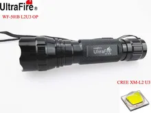VUAN U-F WF-501B CREE XM-L2 U3 1600LM Cool White Light 5-Mode OP LED Flashlight (1 x 18650)